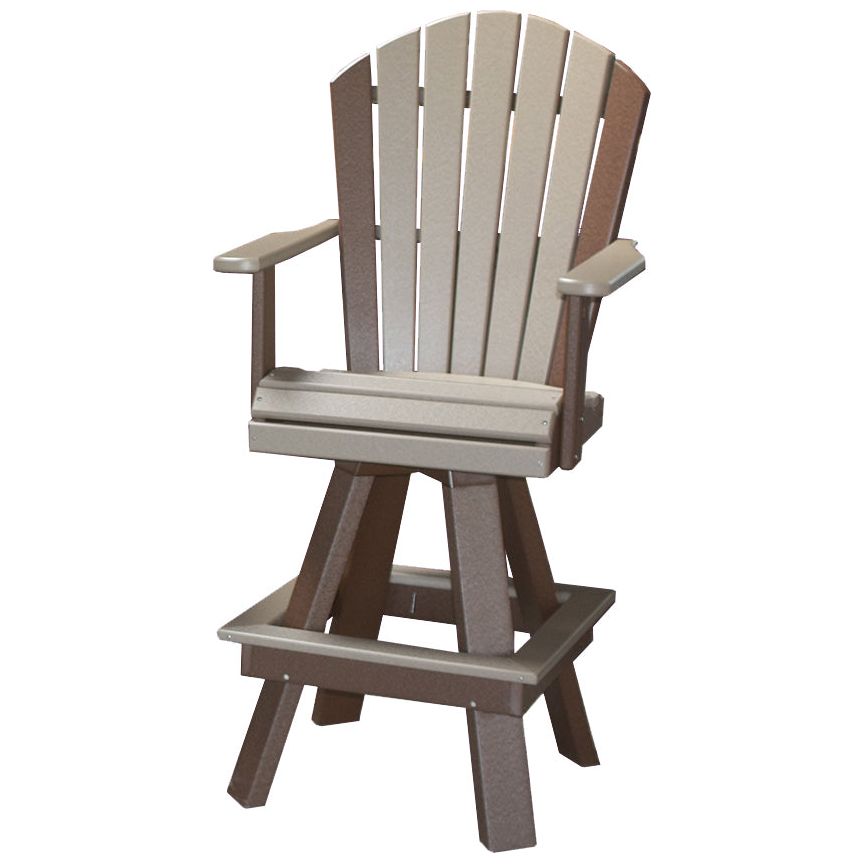 Creekside Classic Adirondack Swivel Bar Chair C102