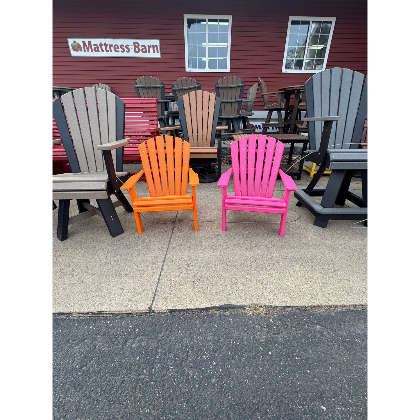 Children's Adirondack Chair in Orange