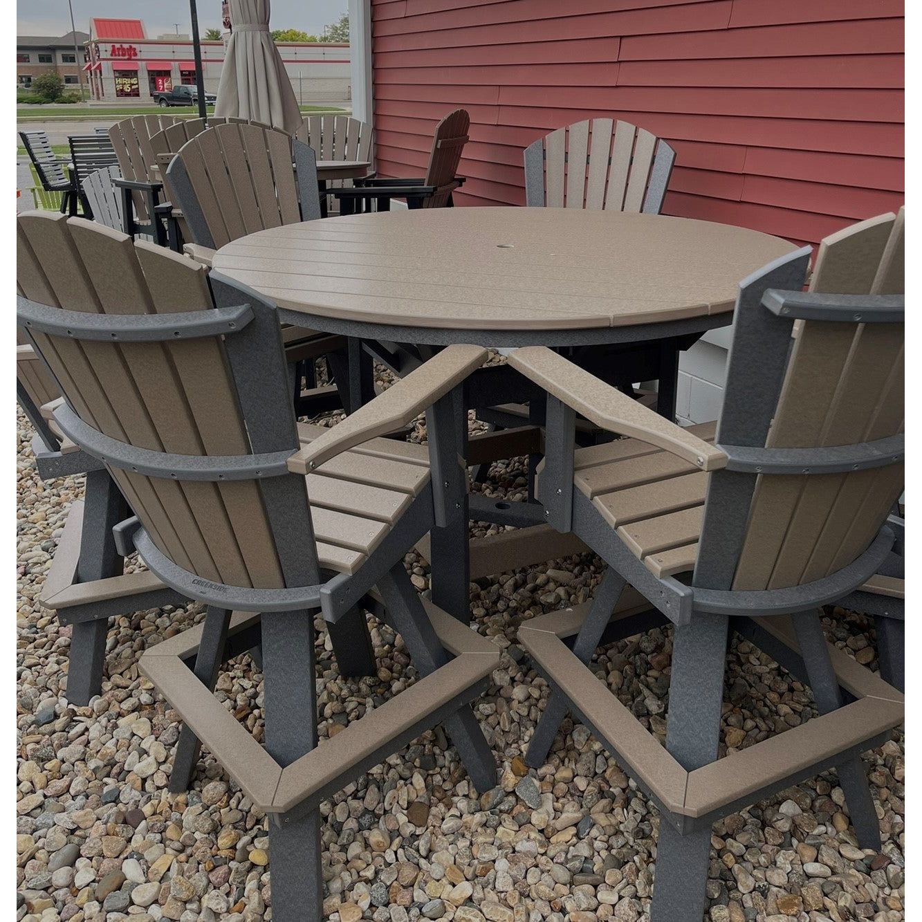 Creekside Classic Adirondack Swivel Bar Chair C102