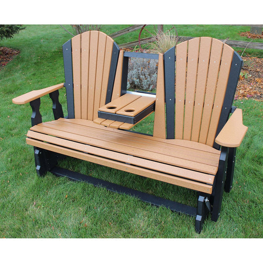 Creekside 5' Glider with Flip Down Console C128