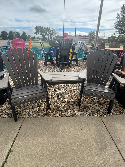Creekside Classic Tete-A-Tete in Black and Coastal Gray