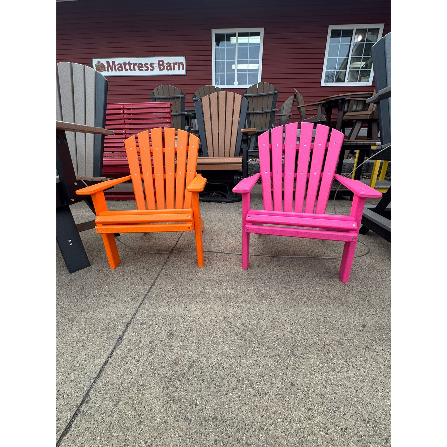 Children's Adirondack Chair in Orange