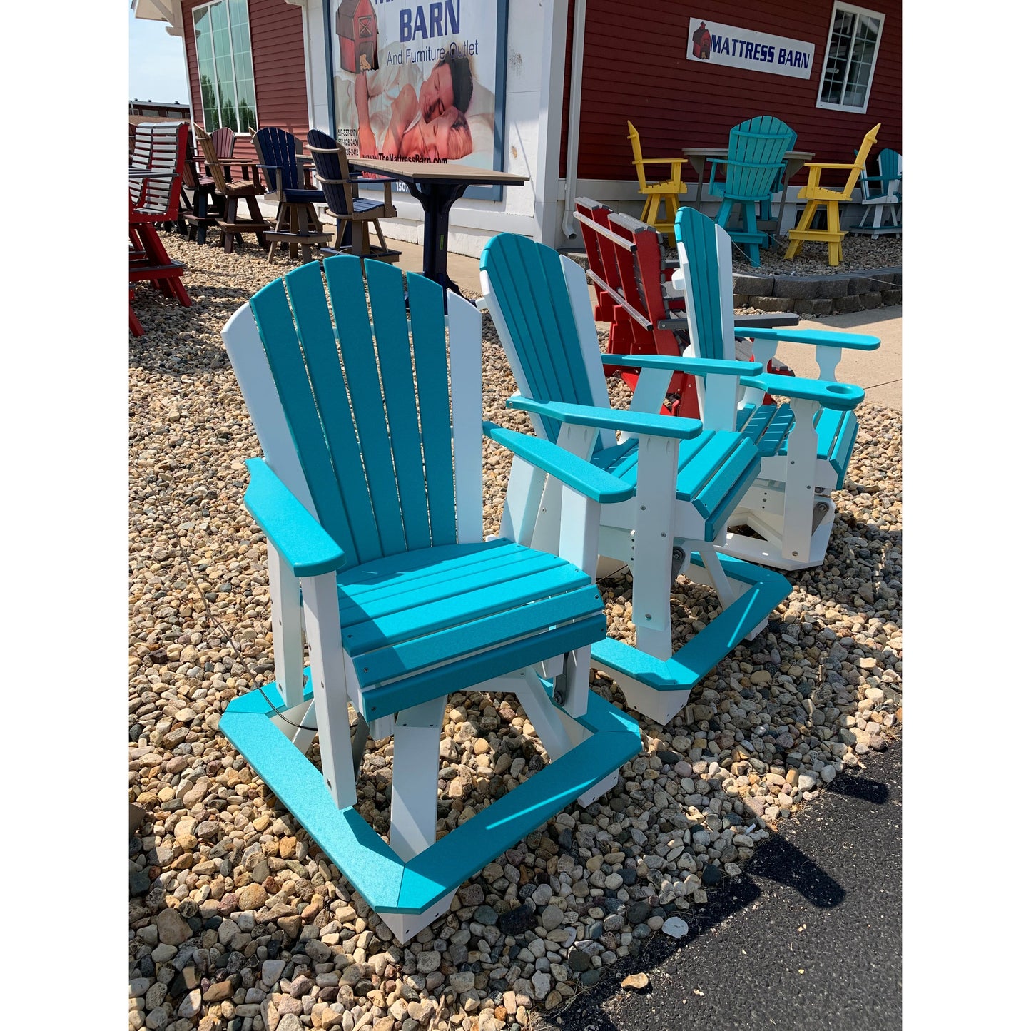 Creekside Classic Adirondack Swivel Counter Chair C116